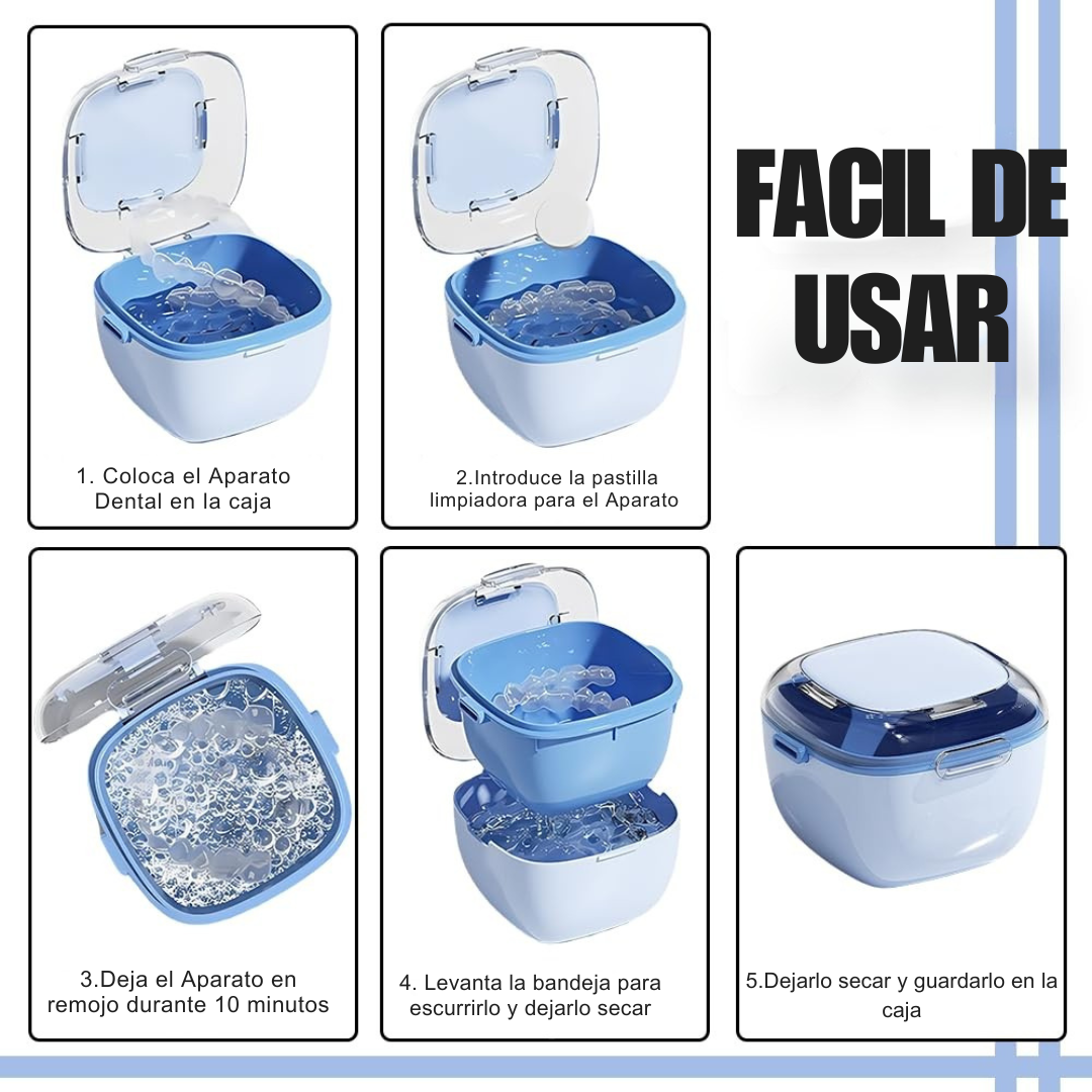 Caja Higienizante Aparatos Dentales
