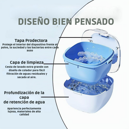 Caja Higienizante Aparatos Dentales